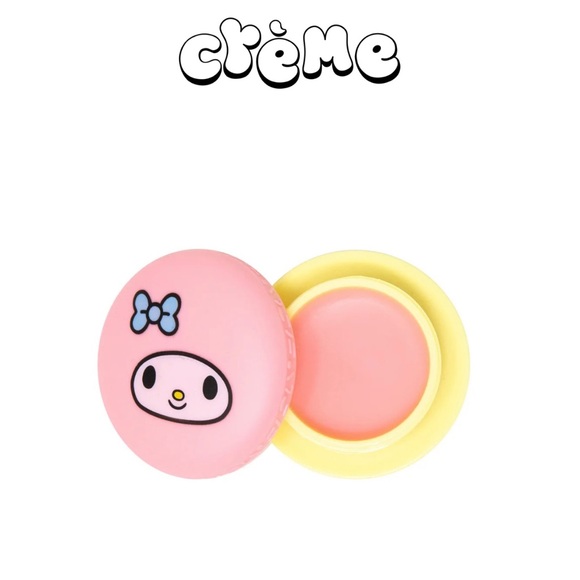 NWT Crème macaron lip balm. Crème shop x My Melody. Strawberry-banana. - Picture 5 of 10